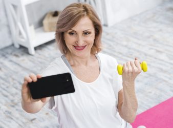 Fitness Digital Health Technology Helps Older Family Caregivers