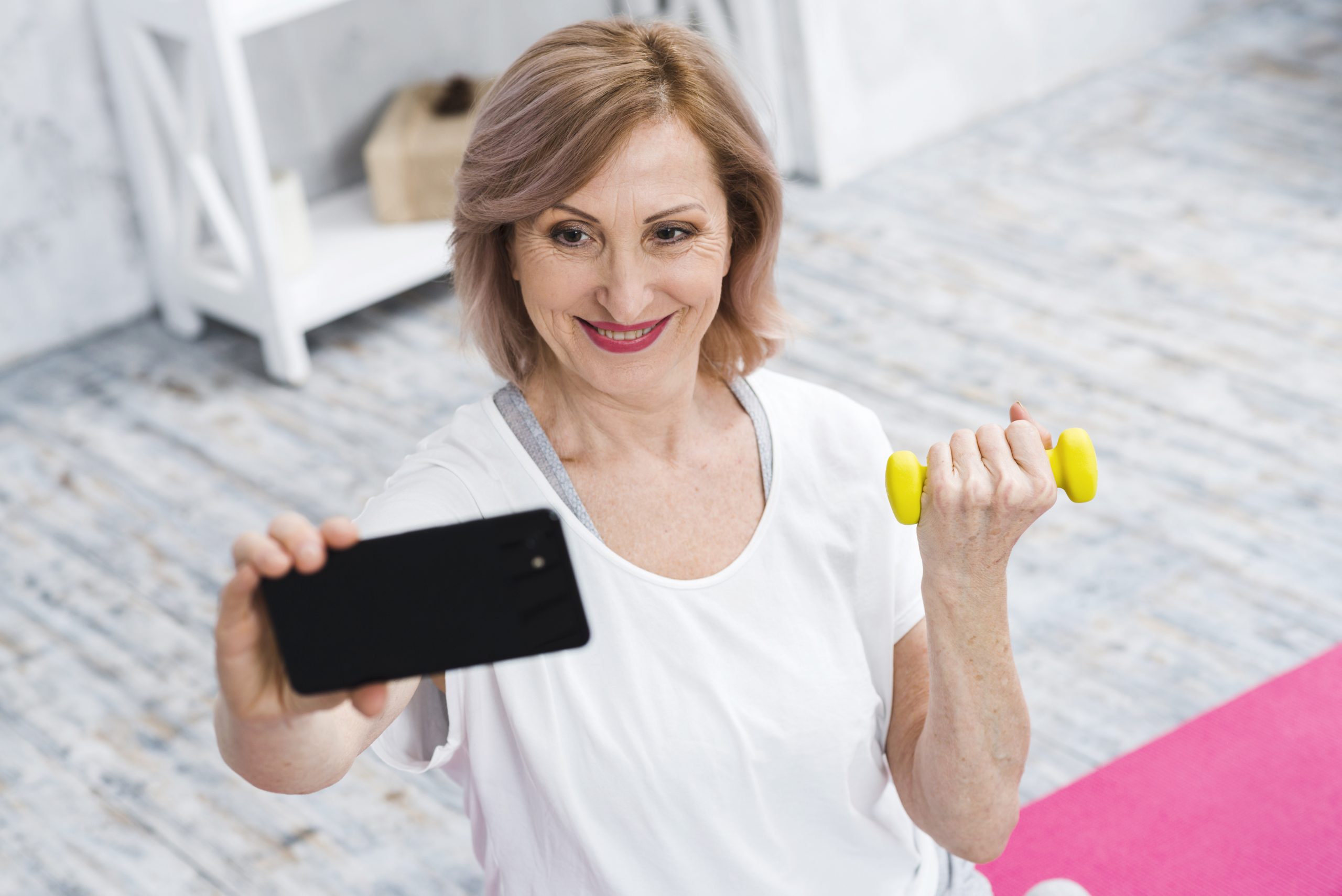 Fitness Digital Health Technology Helps Older Family Caregivers