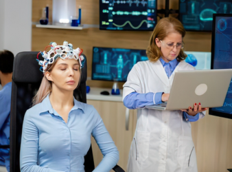 EEG monitoring for cybersickness, cybersickness detection, EEG and virtual reality, virtual reality motion sickness, real-time cybersickness monitoring, electroencephalography, cybersickness symptoms, brain wave activity, vergence-accommodation conflict, VR-related sickness, EEG brain signals, augmented reality health, virtual reality healthcare, neurological monitoring, immersive technology research, digital health, neurological monitoring, Simulator Sickness Questionnaire, frontal lobe, occipital lobe, immersive technology